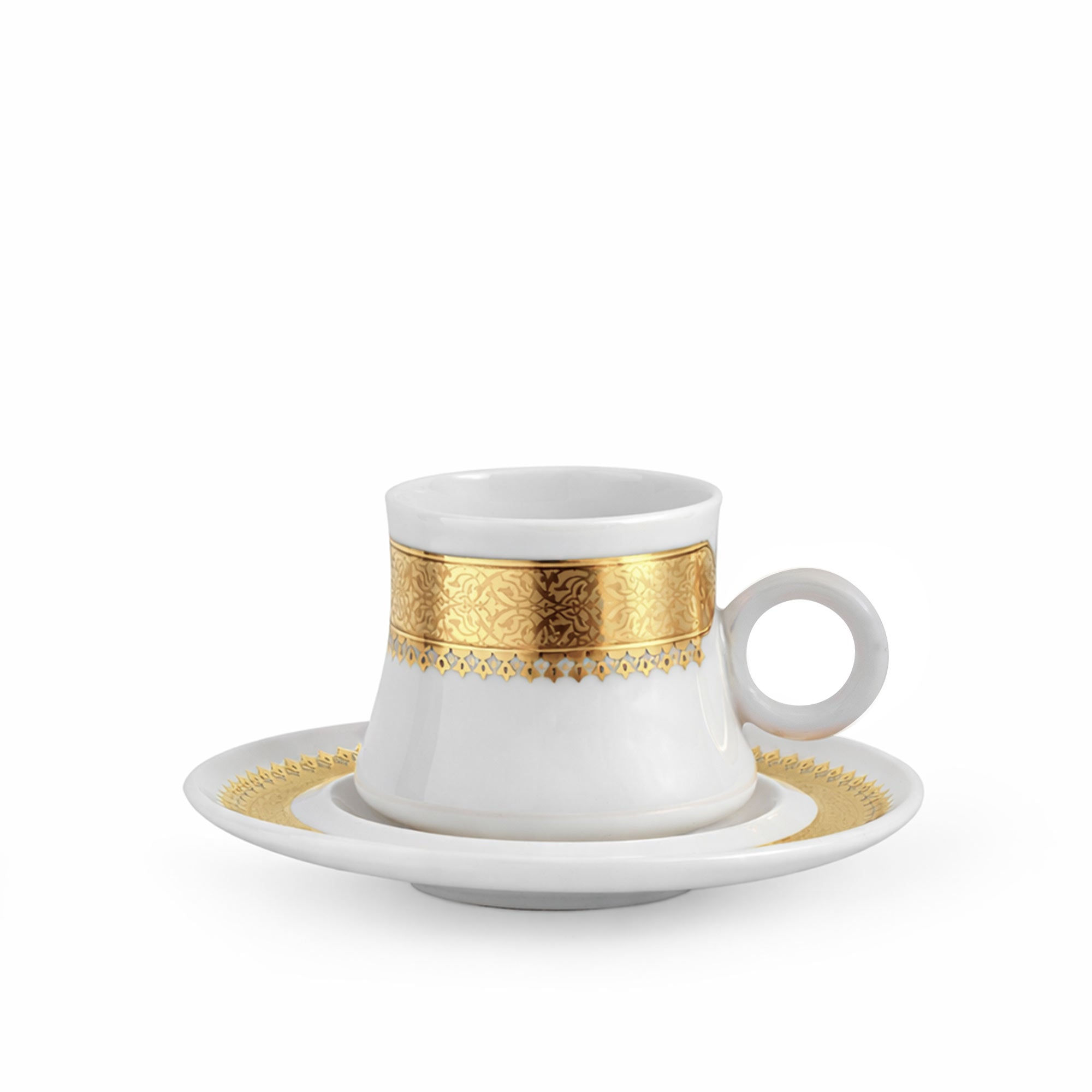 Dimlaj Cordoba Set Of 6 Pcs Coffee Cups and Saucers | Home Dimlaj Cordoba Set Of 6 Pcs Coffee Cups and Saucers | Home