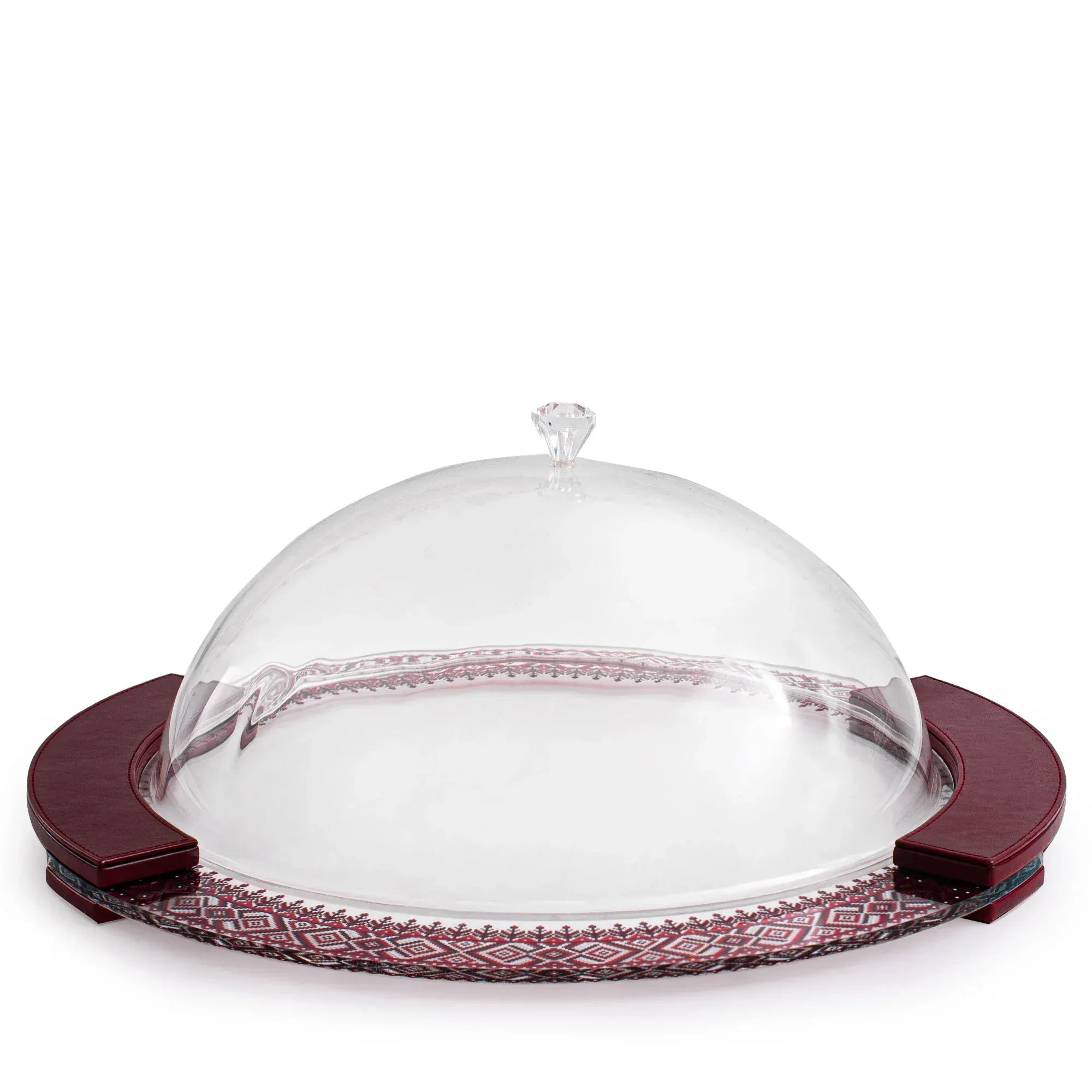 Dimlaj Darza Acrylic Serving Plate with Lid | Home
