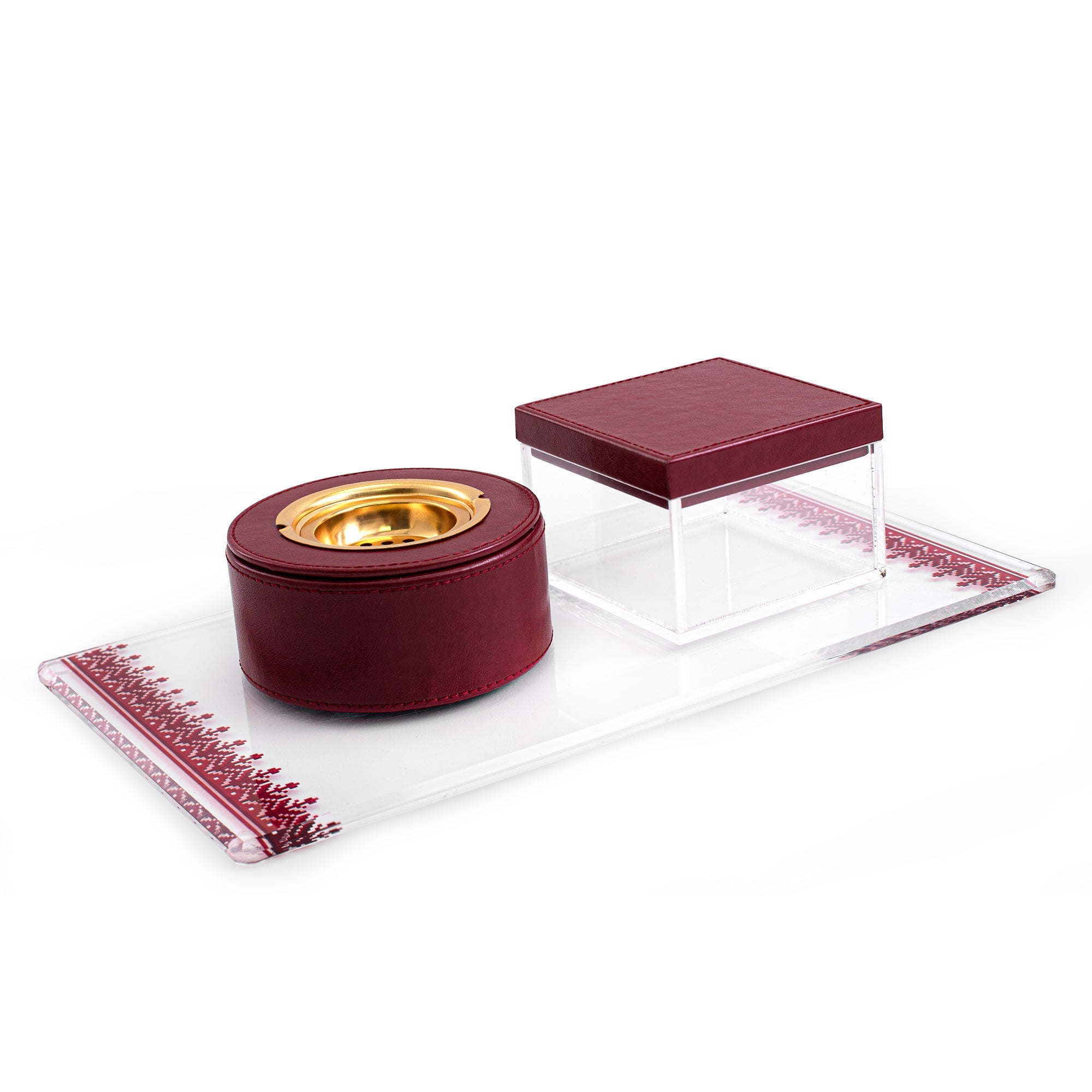 Dimlaj Darza Incense Burner (Maroon) | Home Dimlaj Darza Incense Burner (Maroon) | Home