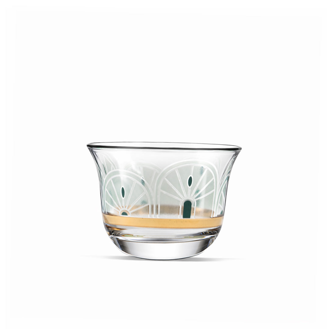 Dimlaj Nour Set Of 6 Pcs Cawa Cups (Gold) | Home Dimlaj Nour Set Of 6 Pcs Cawa Cups (Gold) | Home