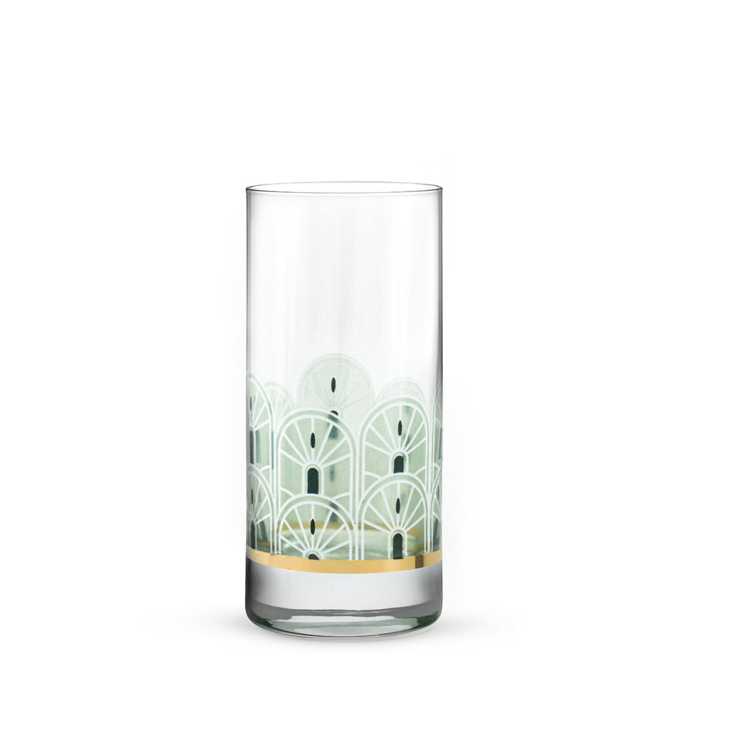 Dimlaj Nour Set Of 6 Pcs Highball Tumblers (Gold) | Home Dimlaj Nour Set Of 6 Pcs Highball Tumblers (Gold) | Home