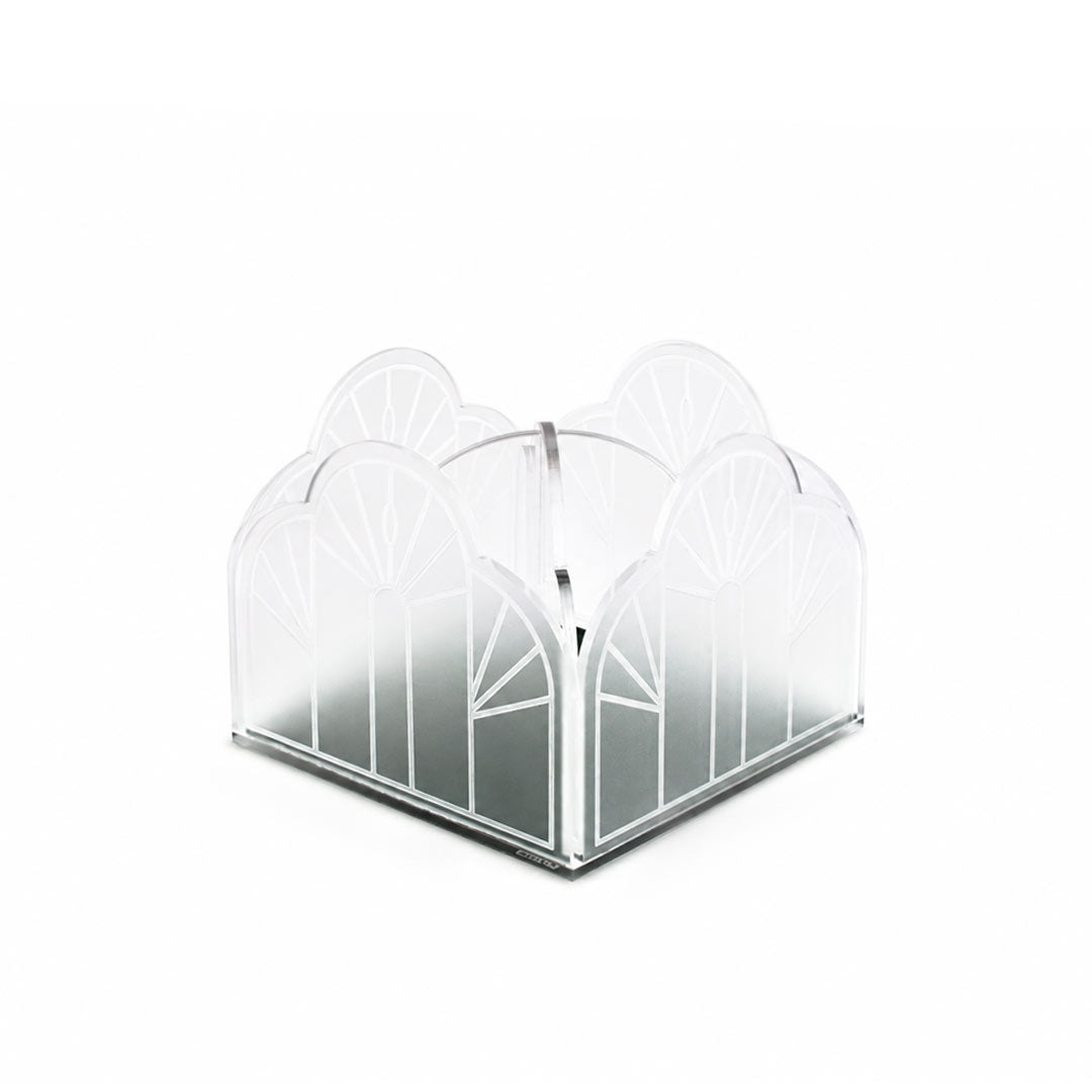 Dimlaj Nour Acrylic Cutlery holder (Green) | Home