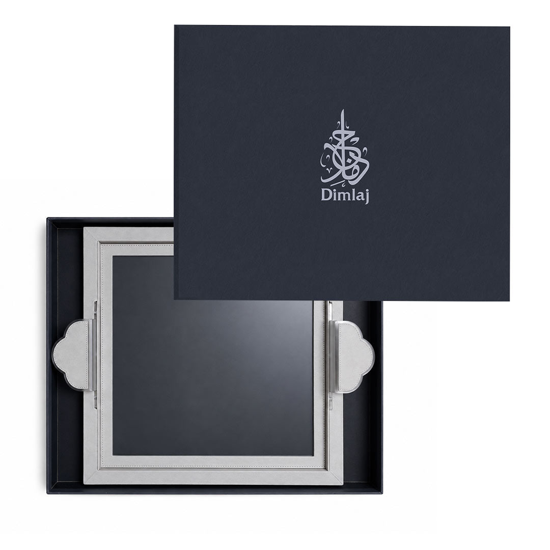 Dimlaj Nour Acrylic Serving Tray (Greige) | Home Dimlaj Nour Acrylic Serving Tray (Greige) | Home