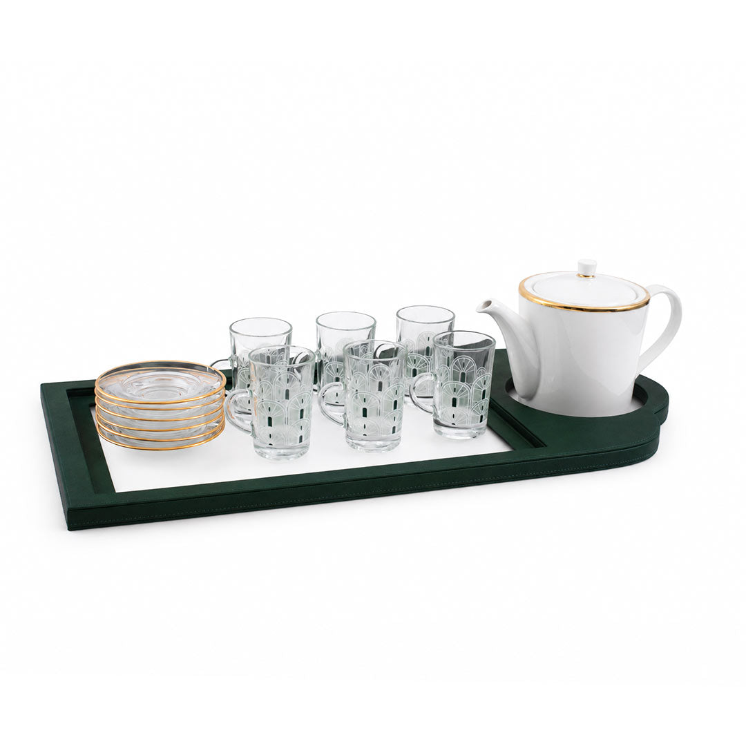 Dimlaj Nour Tea Time Set (Green) | Home