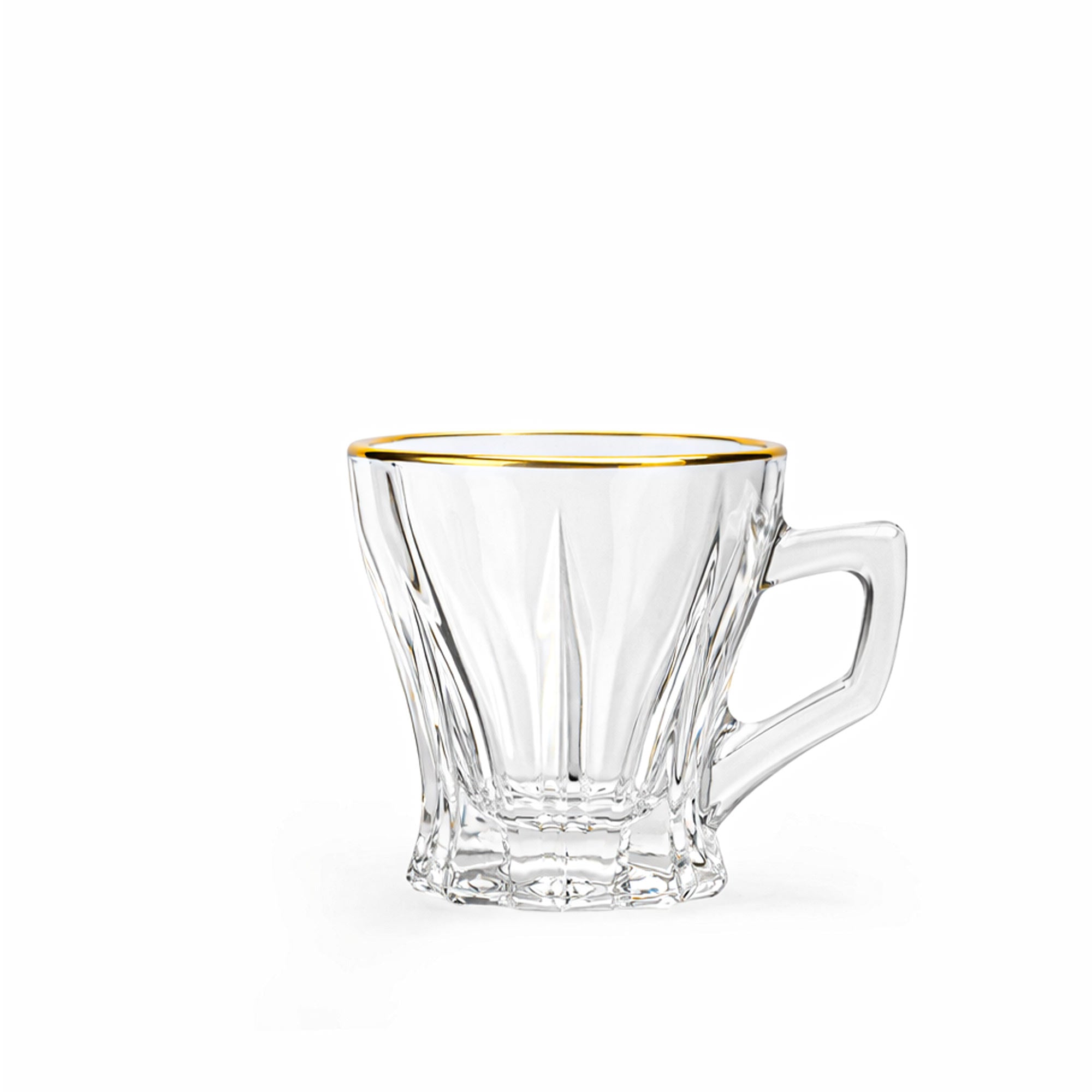 Dimlaj Set Of 6 Pcs Tea Cups (Gold) | Home