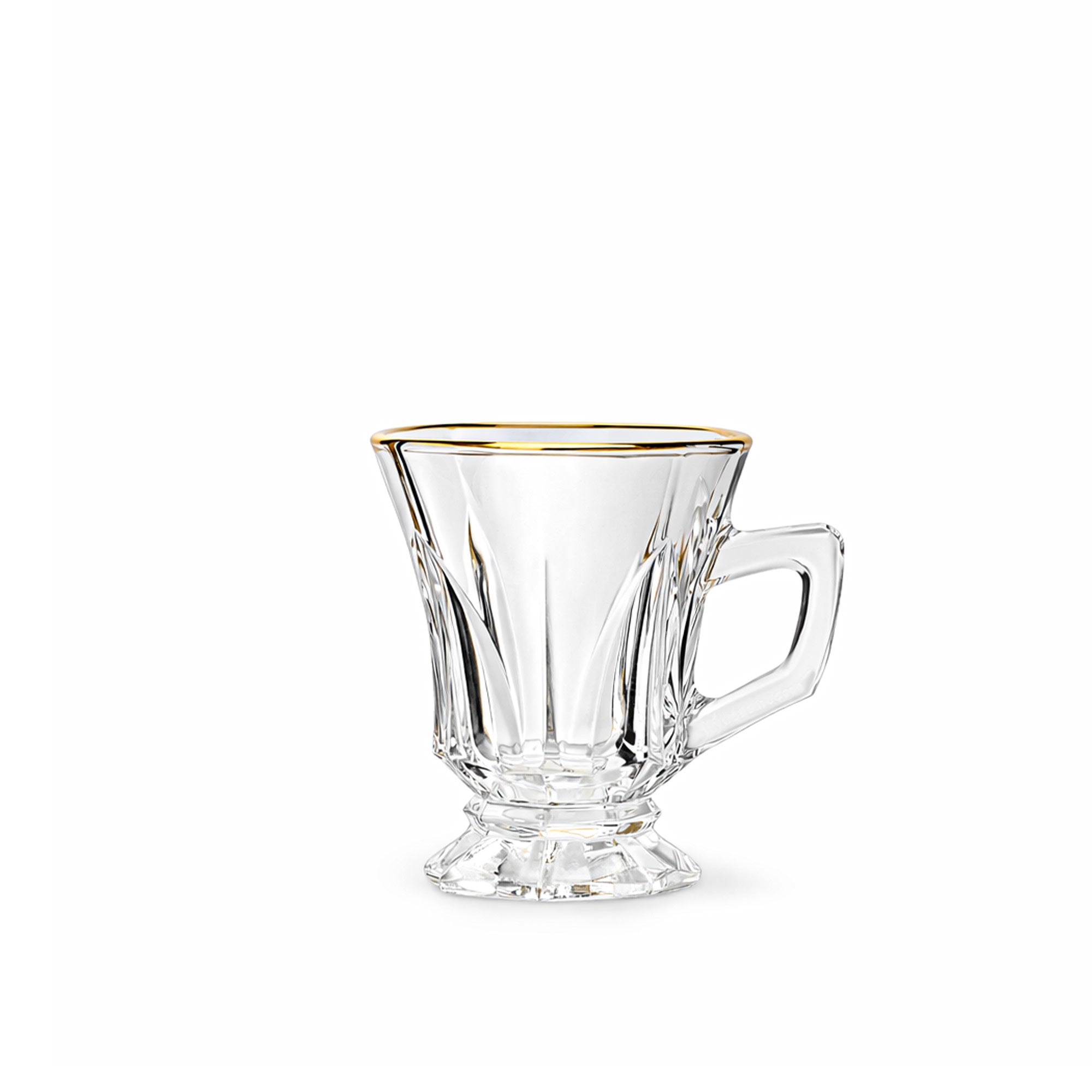 Dimlaj Set Of 6 Pcs Tea Cups (Gold) | Home