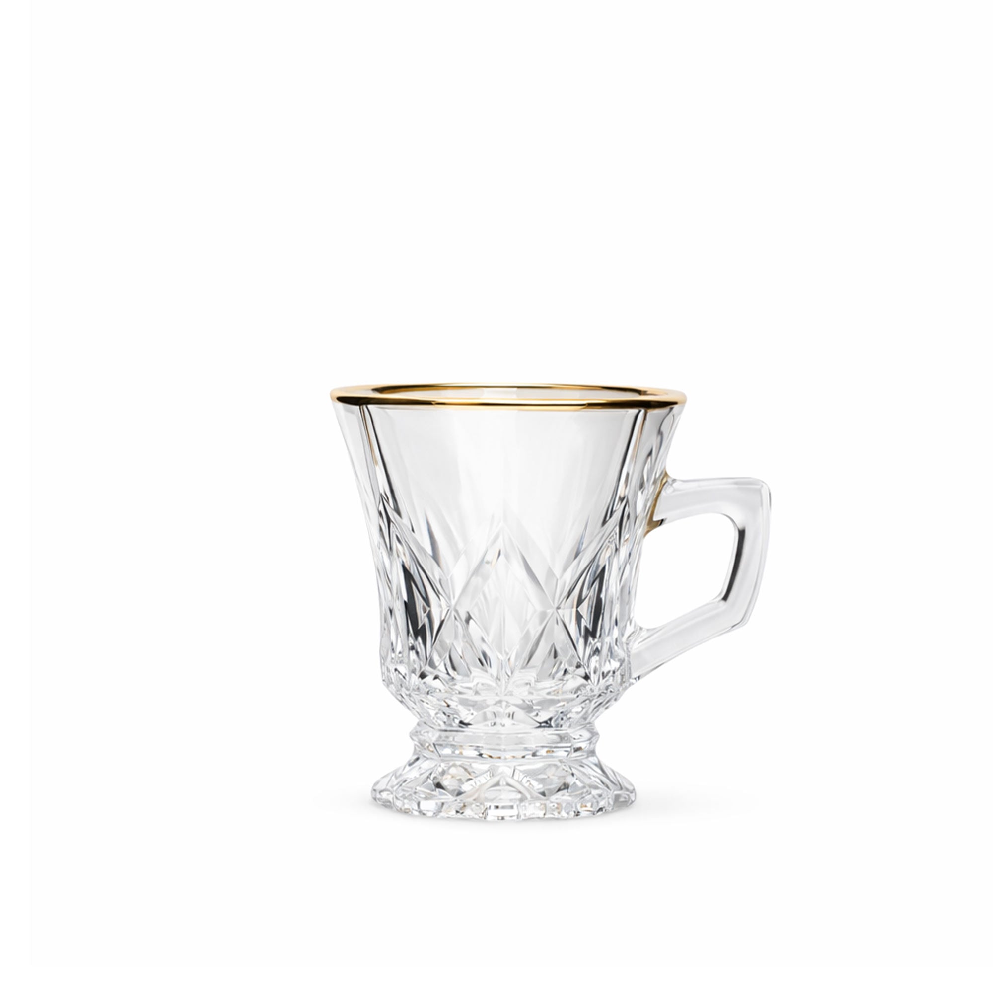 Dimlaj Set Of 6 Pcs Tea Cups (Gold) | Home