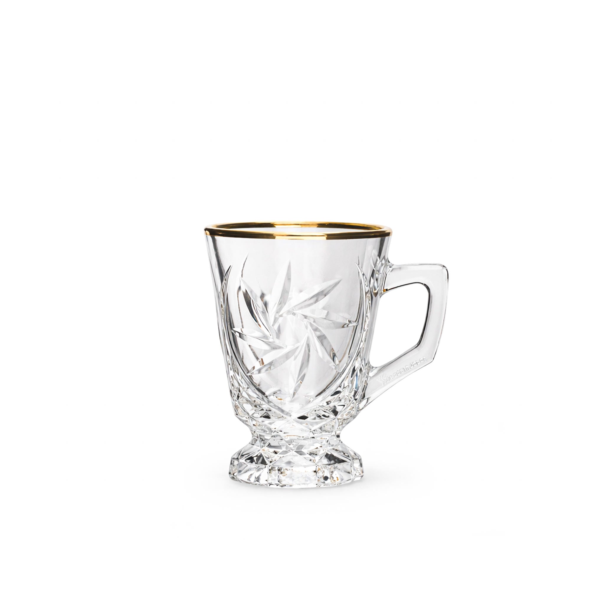 Dimlaj Set Of 6 Pcs Tea Cups (Gold) | Home