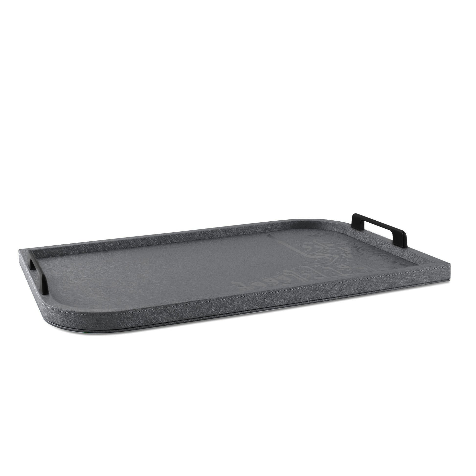Dimlaj Wadoud Serving Tray (Metallic Smokey Grey) - Premium Trays from Wadoud By Dimlaj - Just $90! Shop online now at Dimlaj Jordan 