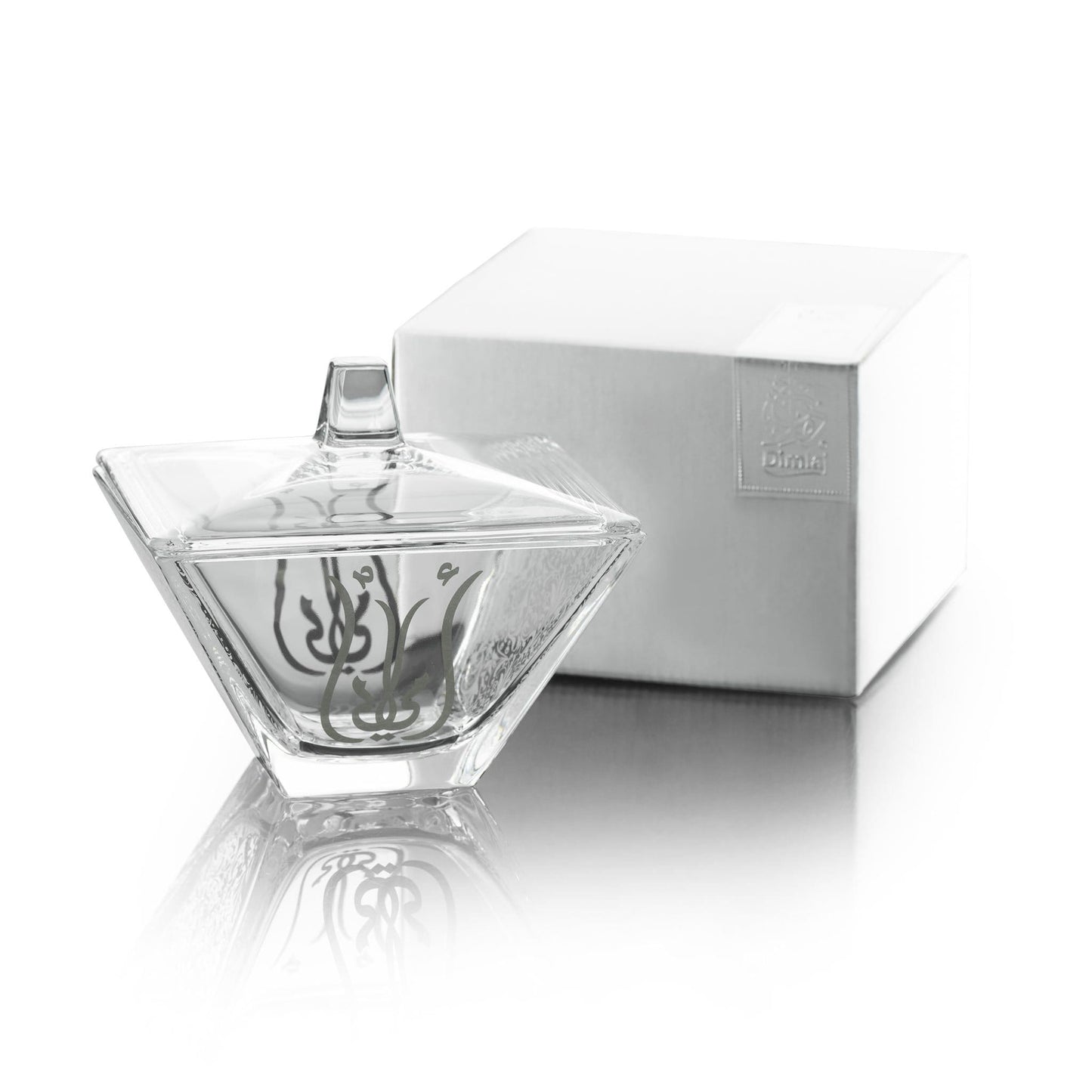 Dimlaj Mother Sugar Bowl with Lid (Platinum & White) - Premium Sugar Bowls from Mother By Dimlaj - Just $29! Shop online now at Dimlaj Jordan 