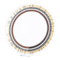 Dimlaj Falak Large Charger Plate (Gold & Platinum) - Premium Glass Plates from Falak By Dimlaj - Just $90! Shop online now at Dimlaj Jordan 