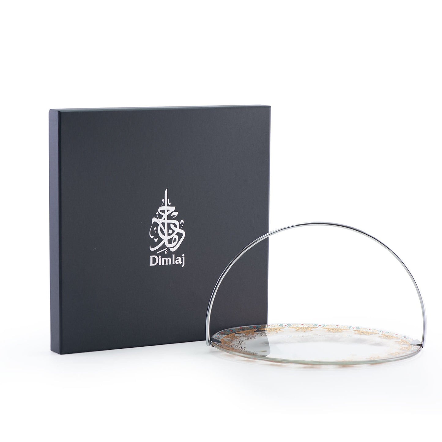 Dimlaj Suroor Large Serving Tray with Handle - Premium Stands from Suroor By Dimlaj - Just $65! Shop online now at Dimlaj Jordan 