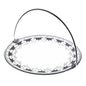 Dimlaj Suroor Large Serving Tray with Handle (Platinum) - Premium Stands from Suroor By Dimlaj - Just $65! Shop online now at Dimlaj Jordan 