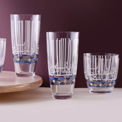Dimlaj Asala Set of 6 Tumblers (Gold & Blue) - Premium Tumblers from Asala By Dimlaj - Just $85! Shop online now at Dimlaj Jordan 