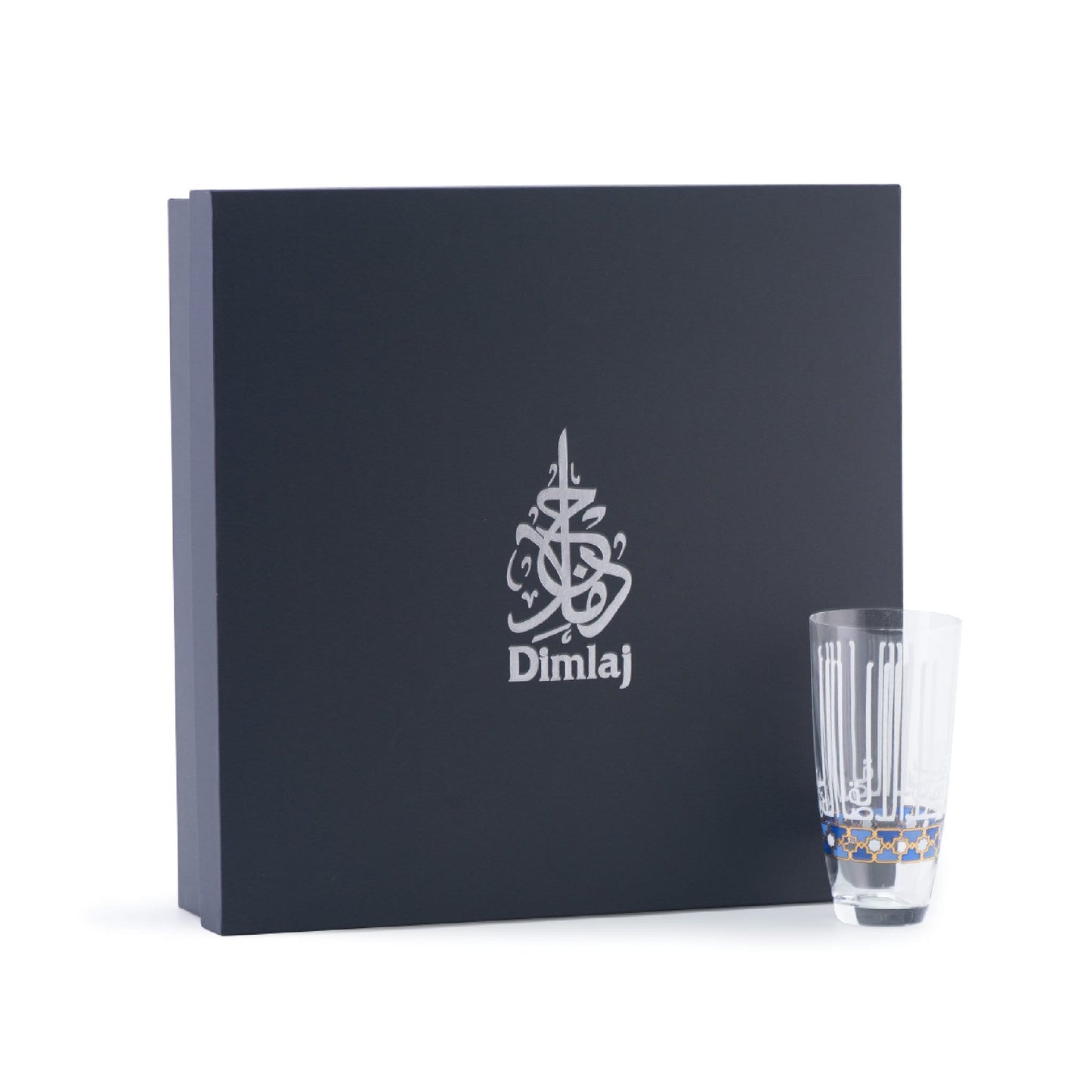 Dimlaj Asala Set of 6 Tumblers (Gold & Blue) - Premium Tumblers from Asala By Dimlaj - Just $85! Shop online now at Dimlaj Jordan 