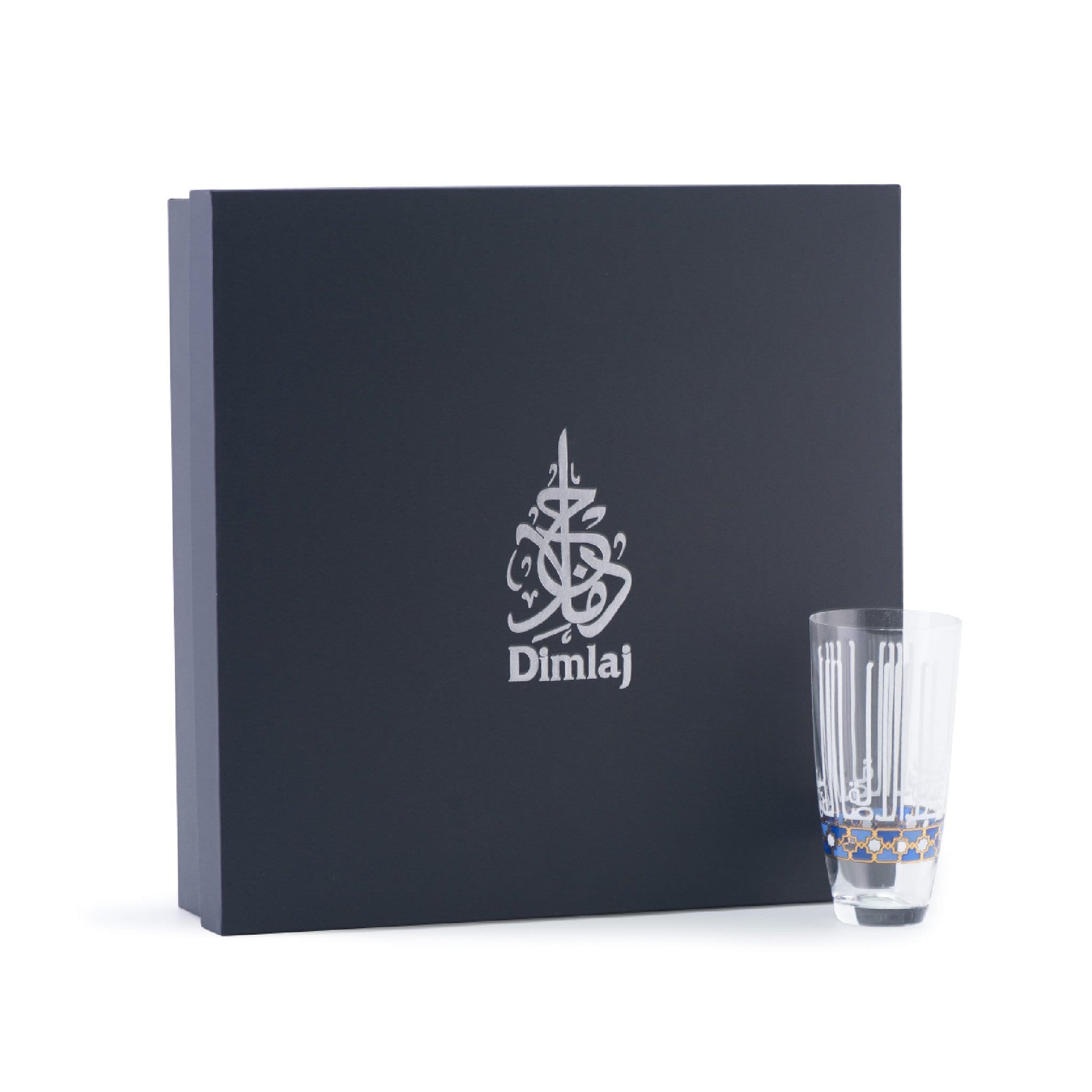 Dimlaj Asala Set of 6 Tumblers (Gold & Blue) - Premium Tumblers from Asala By Dimlaj - Just $85! Shop online now at Dimlaj Jordan 