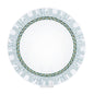 Dimlaj Asala Large Charger Plate (Gold & Green) - Premium Glass Plates from Asala By Dimlaj - Just $65! Shop online now at Dimlaj Jordan 