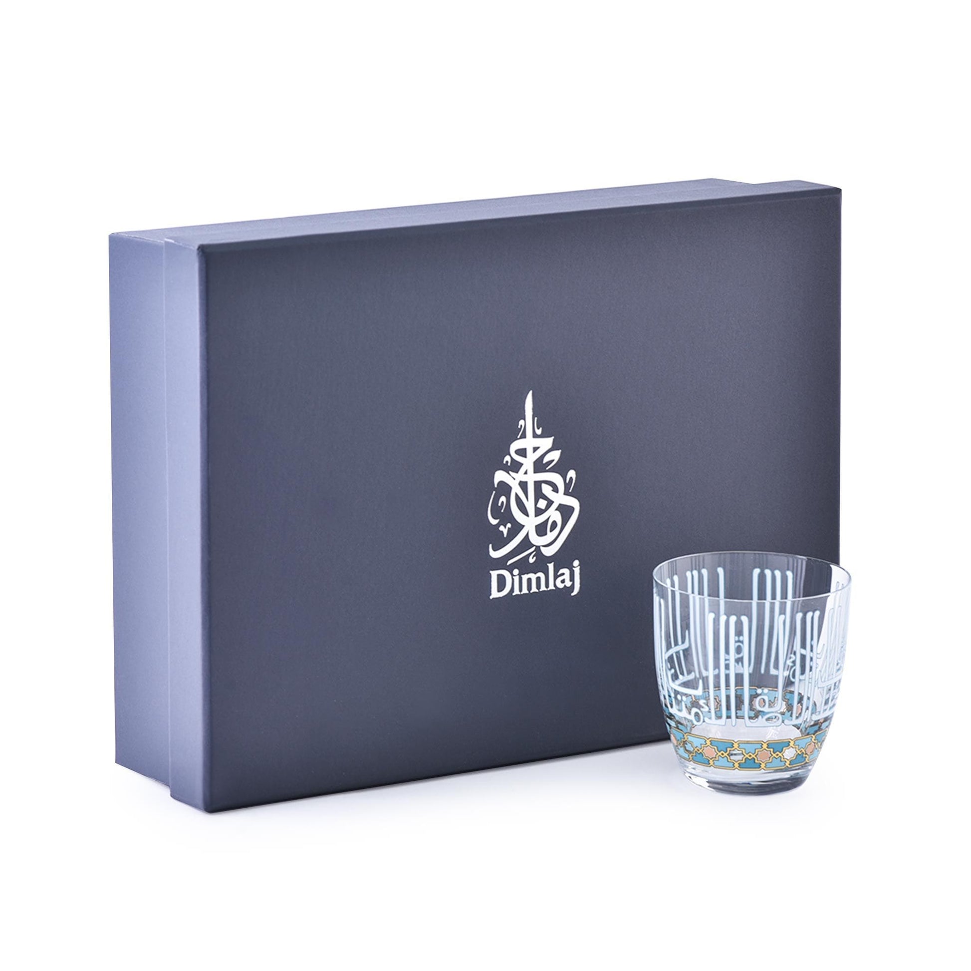 Dimlaj Asala Set of 6 Pcs Short Tumblers (Gold & Green) - Premium Short Tumblers from Asala By Dimlaj - Just $79! Shop online now at Dimlaj Jordan 