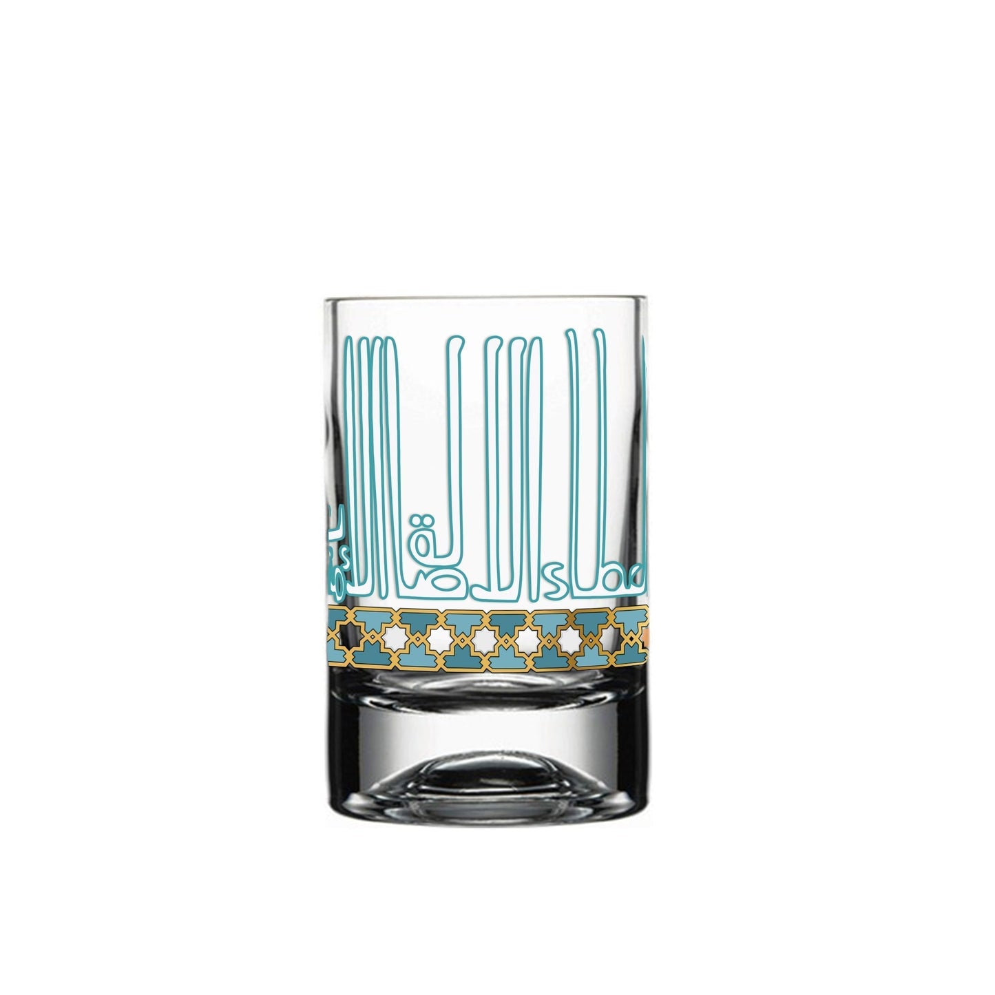Dimlaj Asala Set of 6 Pcs Short Tumblers (Gold & Green) - Premium Short Tumblers from Asala By Dimlaj - Just $85! Shop online now at Dimlaj Jordan 