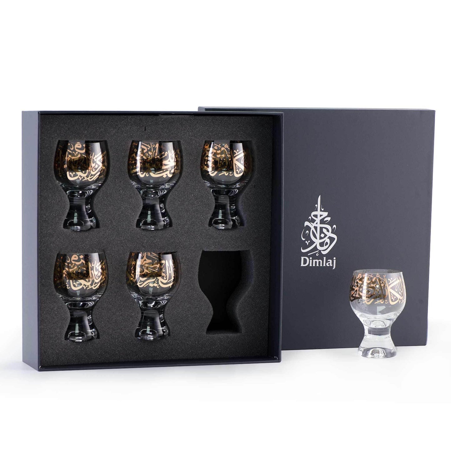 Dimlaj Kareem Set of 6 Pcs Goblet Stems - Premium Goblet Stems from Kareem By Dimlaj - Just $75! Shop online now at Dimlaj Jordan 
