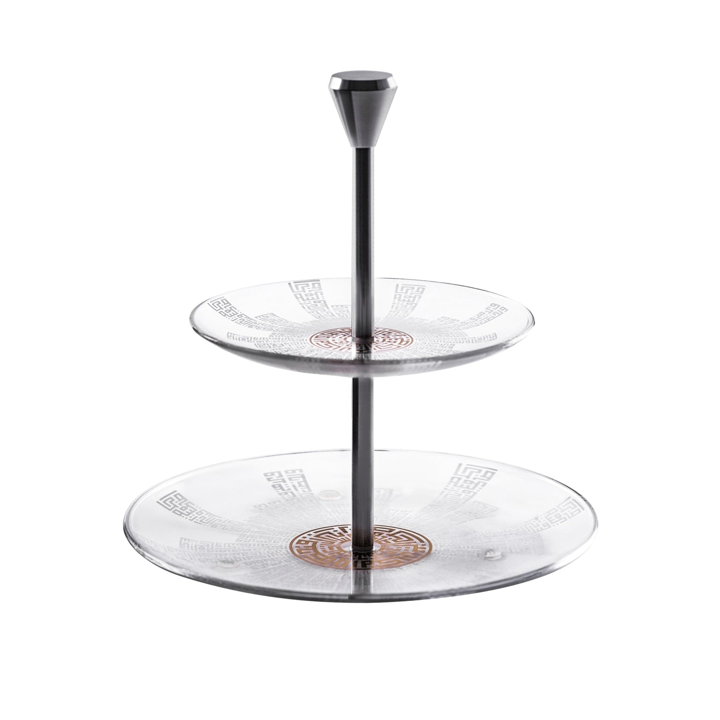 Dimlaj Abraj 2 Tiered Tray - Premium Stands from Abraj By Dimlaj - Just $65! Shop online now at Dimlaj Jordan 