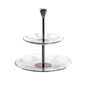Dimlaj Abraj 2 Tiered Tray - Premium Stands from Abraj By Dimlaj - Just $65! Shop online now at Dimlaj Jordan 