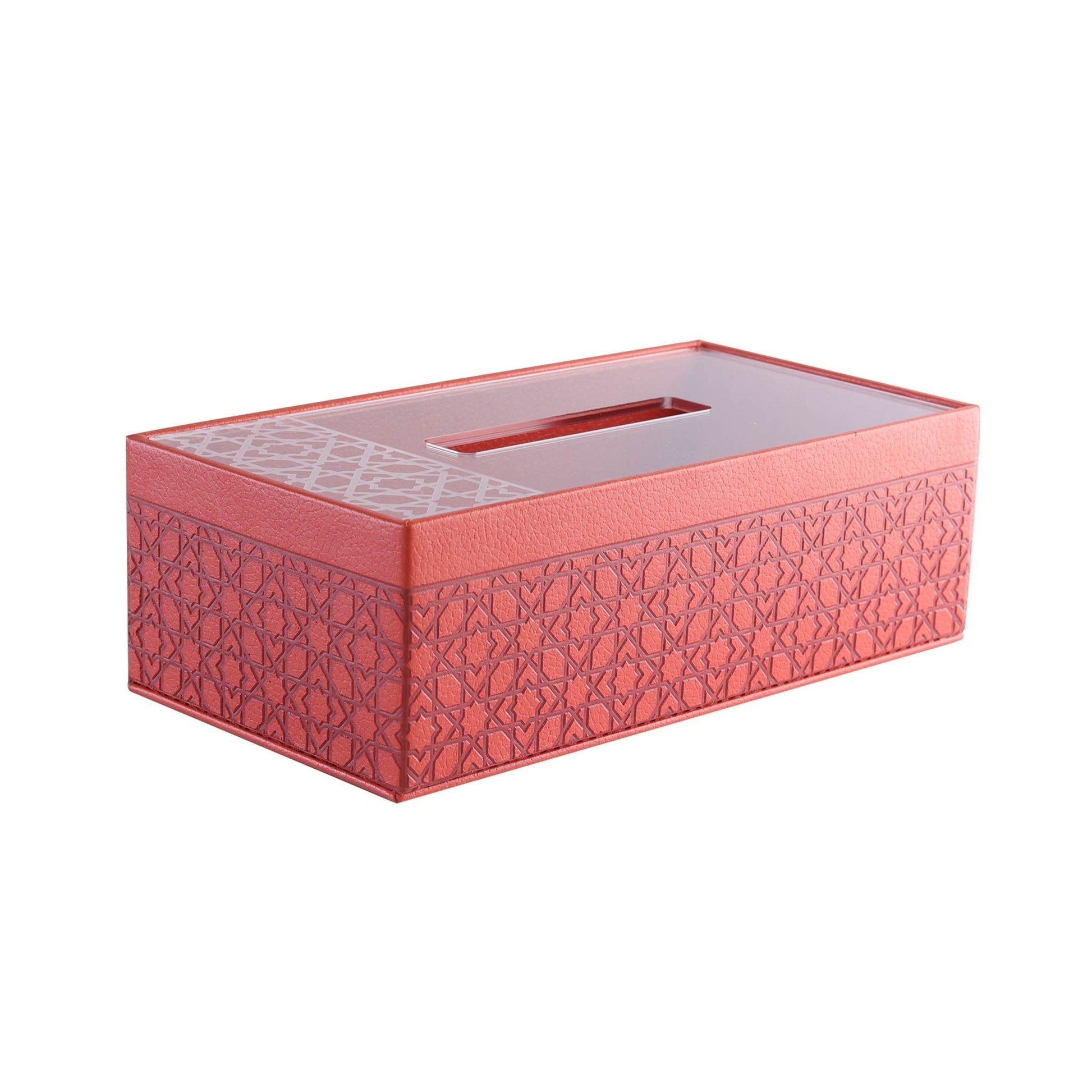 Dimlaj Cordoba Tissue Box (Brick Color) - Premium Table Accessories from Cordoba By Dimlaj - Just $45! Shop online now at Dimlaj Jordan 