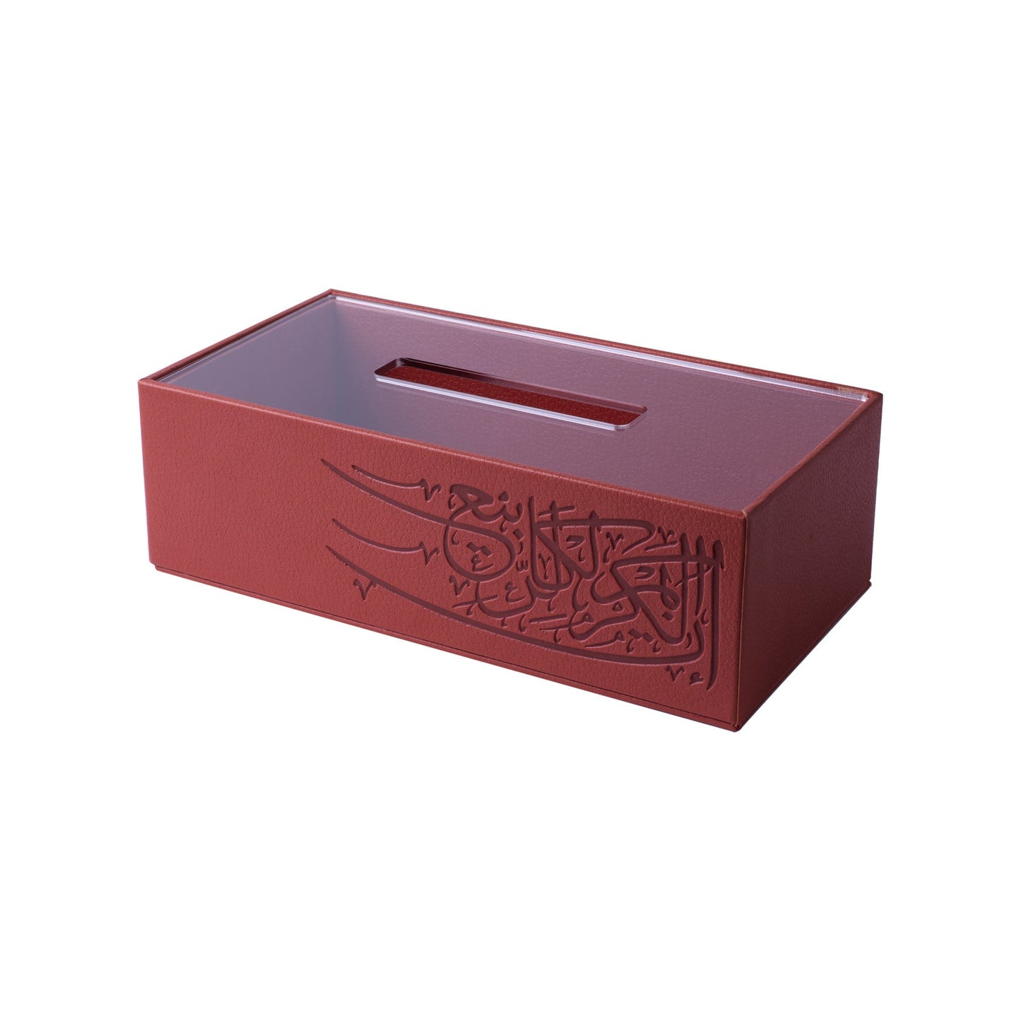Dimlaj Kareem Tissue Box (Brick Color) - Premium Table Accessories from Kareem By Dimlaj - Just $45! Shop online now at Dimlaj Jordan 