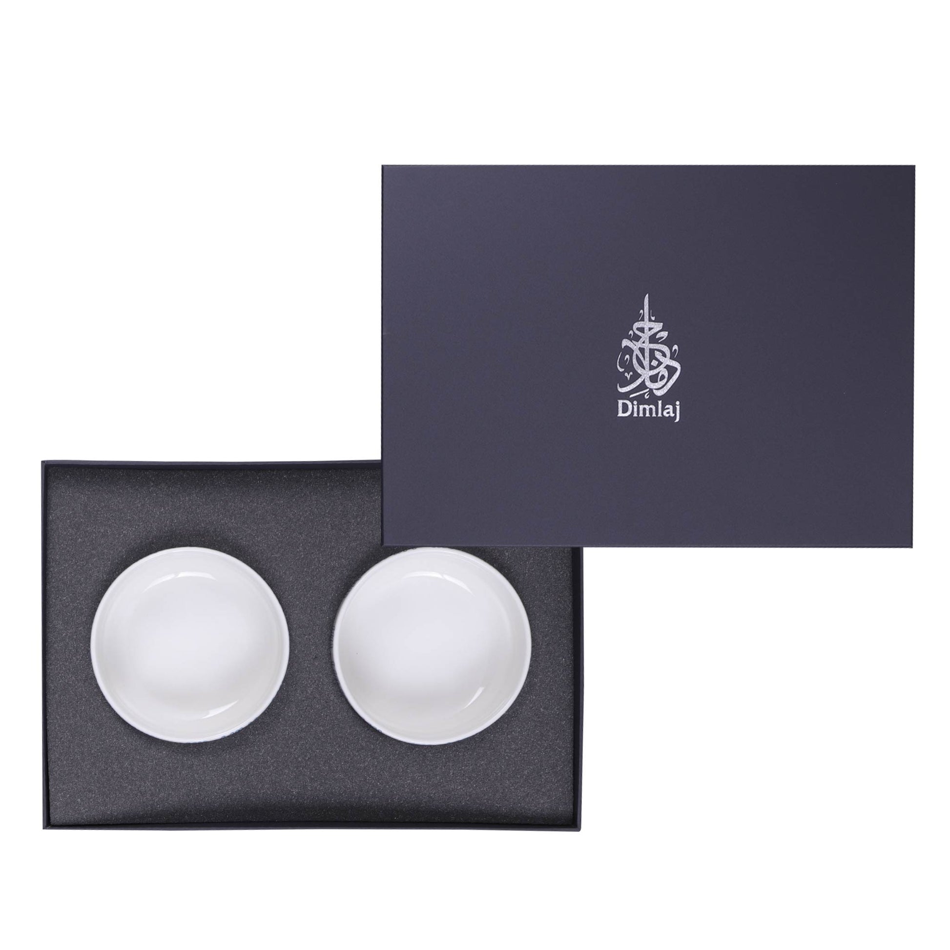 Dimlaj Asala Set of 2 Pcs Serving Bowls (Gold & Green) - Premium Serving Bowls from Asala By Dimlaj - Just $50! Shop online now at Dimlaj Jordan 