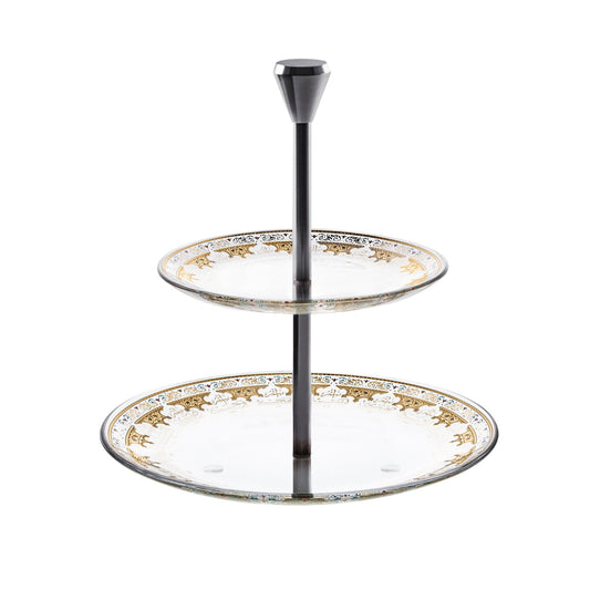 Dimlaj Suroor 2 Tiered Tray - Premium Stands from Suroor By Dimlaj - Just $65! Shop online now at Dimlaj Jordan 