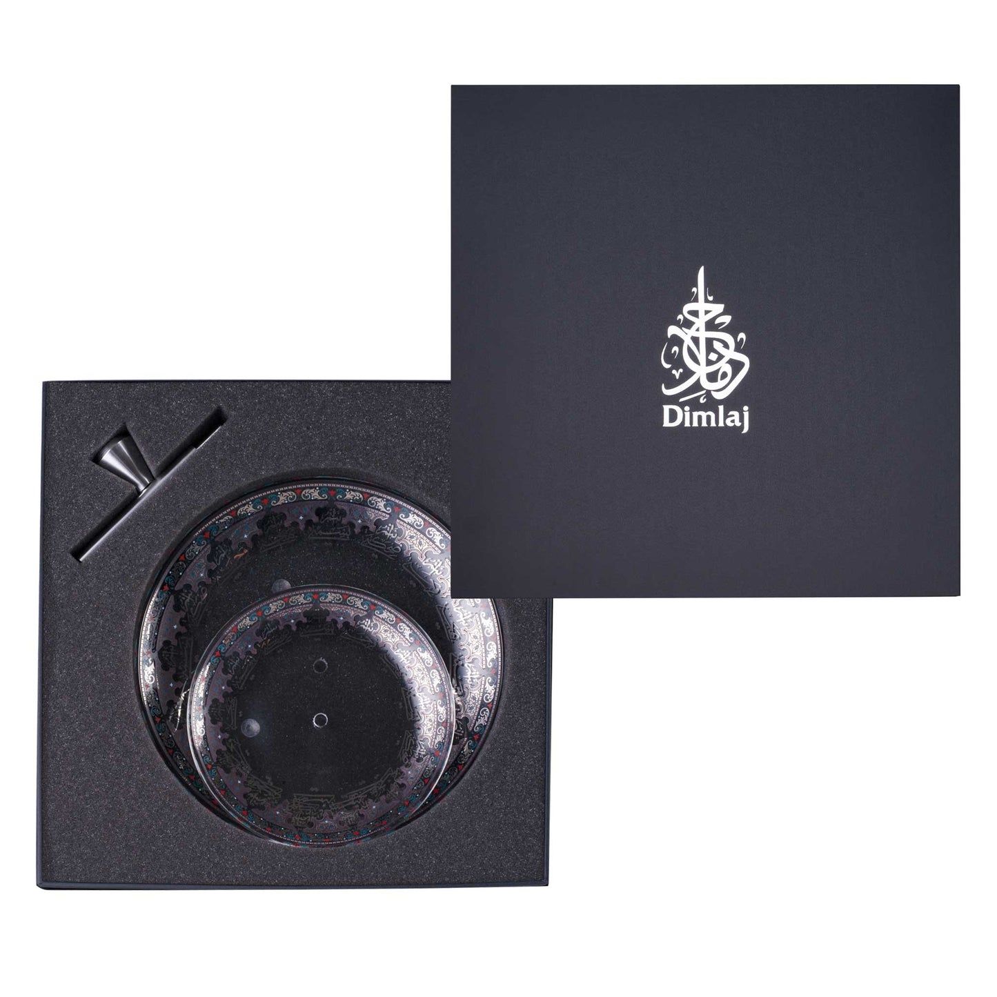 Dimlaj Suroor 2 Tiered Tray (Platinum) - Premium Stands from Suroor By Dimlaj - Just $65! Shop online now at Dimlaj Jordan 
