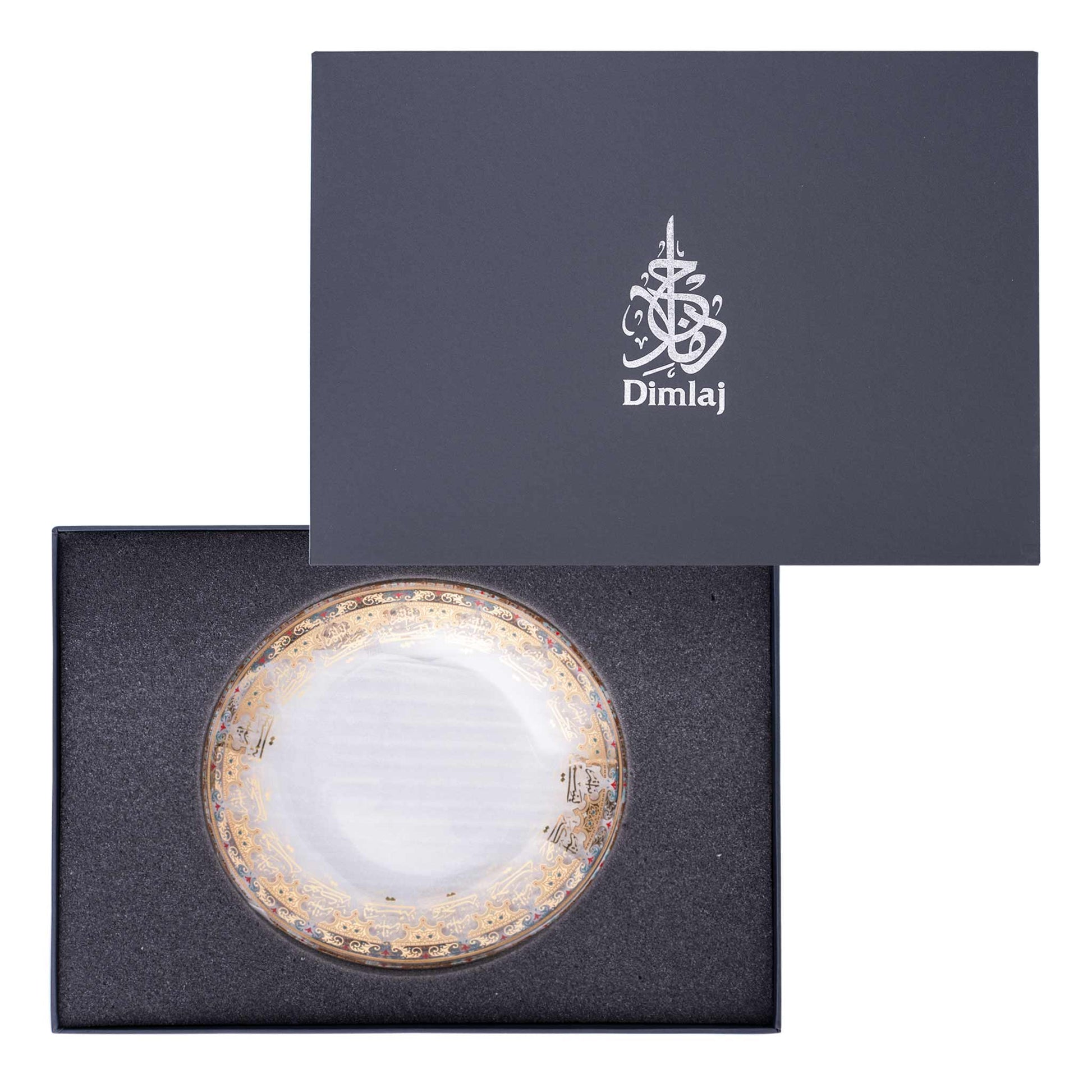 Dimlaj Suroor Set of 6 Pcs Plates - Premium Glass Plates from Suroor By Dimlaj - Just $110! Shop online now at Dimlaj Jordan 
