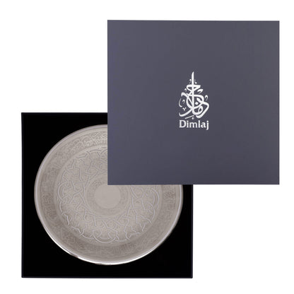 Dimlaj Bareeq Platinum Shield with Stand (27cm) - Premium Shields from Bareeq By Dimlaj - Just $500! Shop online now at Dimlaj Jordan 