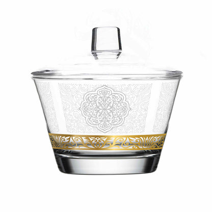 Dimlaj Massar Set of 2 Pcs Sugar Bowls with Lid - Premium Sugar Bowls from Massar By Dimlaj - Just $30! Shop online now at Dimlaj Jordan 