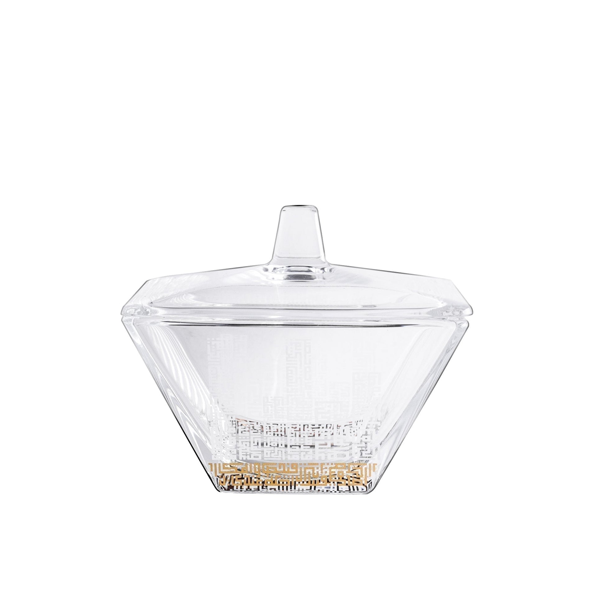 Dimlaj Abraj Serving Bowl with Lid - Premium Sugar Bowls from Abraj By Dimlaj - Just $40! Shop online now at Dimlaj Jordan 