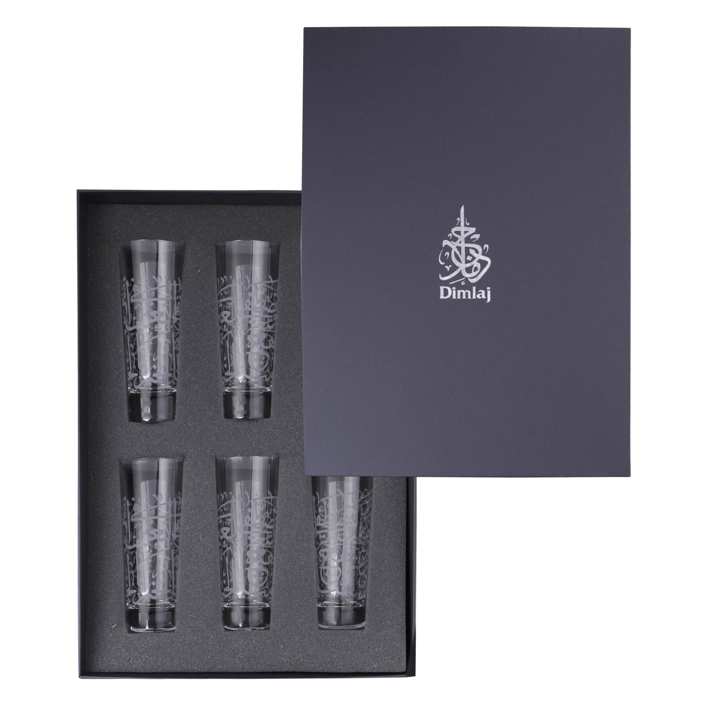 Dimlaj Thuluth Set of 6 Pcs Tumblers (Engraved) - Premium Tumblers from Thuluth By Dimlaj - Just $190! Shop online now at Dimlaj Jordan 