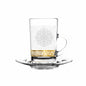 Dimlaj Massar Set of 6 Pcs Tea Cups and Saucers - Premium Tea Istikans With Handle from Massar By Dimlaj - Just $70! Shop online now at Dimlaj Jordan 