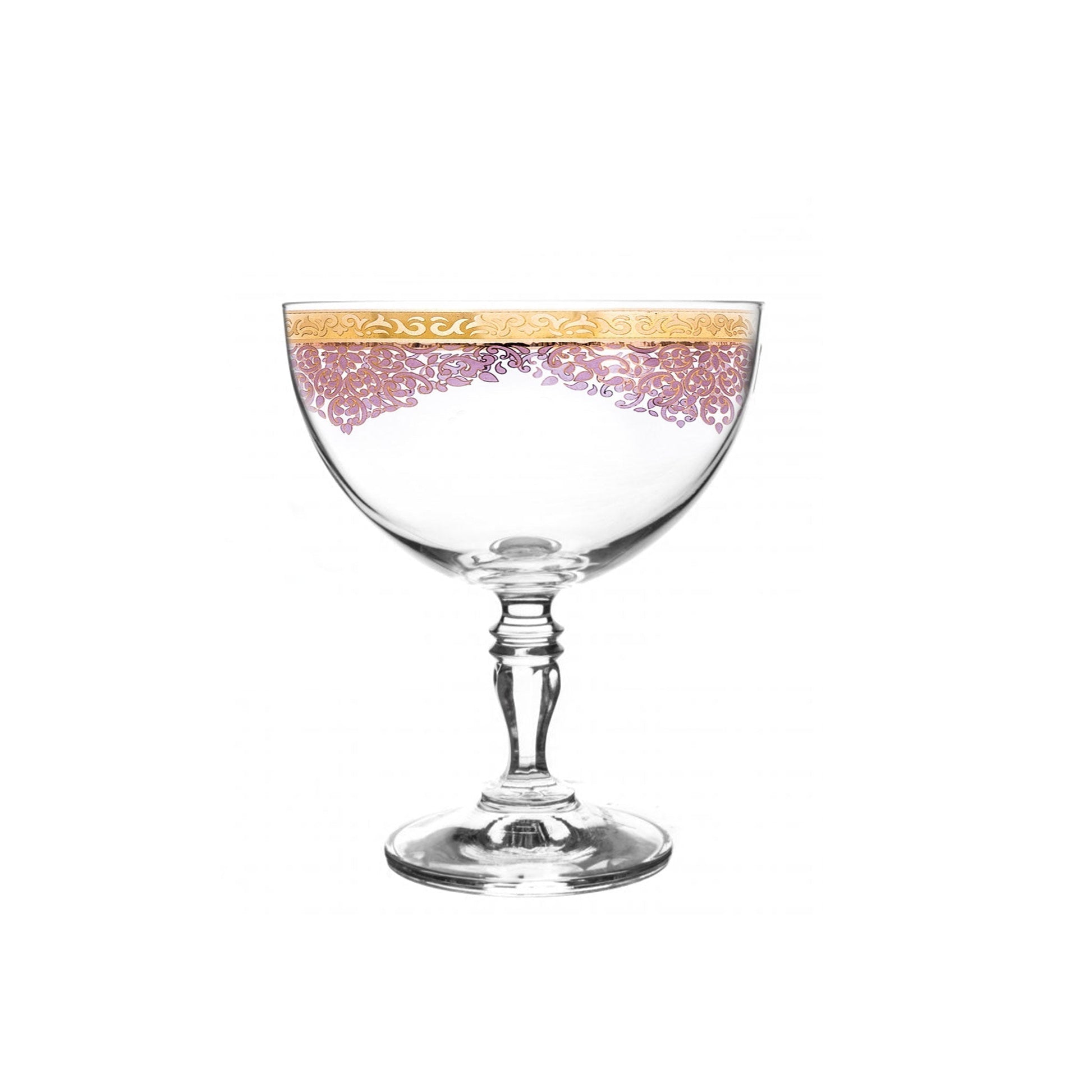 Dimlaj Selena Set of 6 Pcs Ice-Cream Cups (Gold & Pink) - Premium Ice-Cream Cups from Selena By Dimlaj - Just $35! Shop online now at Dimlaj Jordan 