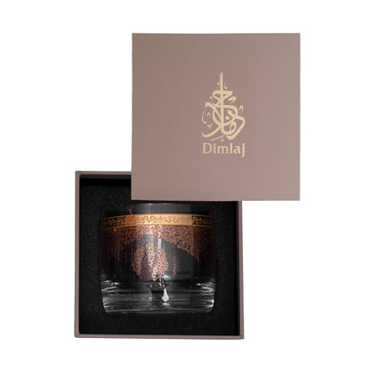 Dimlaj Selena Candle Holder (Gold & Pink) - Premium Short Tumblers from Selena By Dimlaj - Just $13! Shop online now at Dimlaj Jordan 