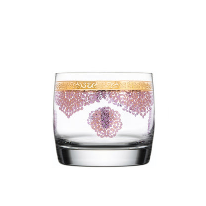 Dimlaj Selena Candle Holder (Gold & Pink) - Premium Short Tumblers from Selena By Dimlaj - Just $13! Shop online now at Dimlaj Jordan 