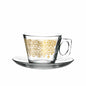 Dimlaj Shafa Set of 6 Pcs Tea Cups and Saucers - Premium Tea Cups from Shafa By Dimlaj - Just $90! Shop online now at Dimlaj Jordan 