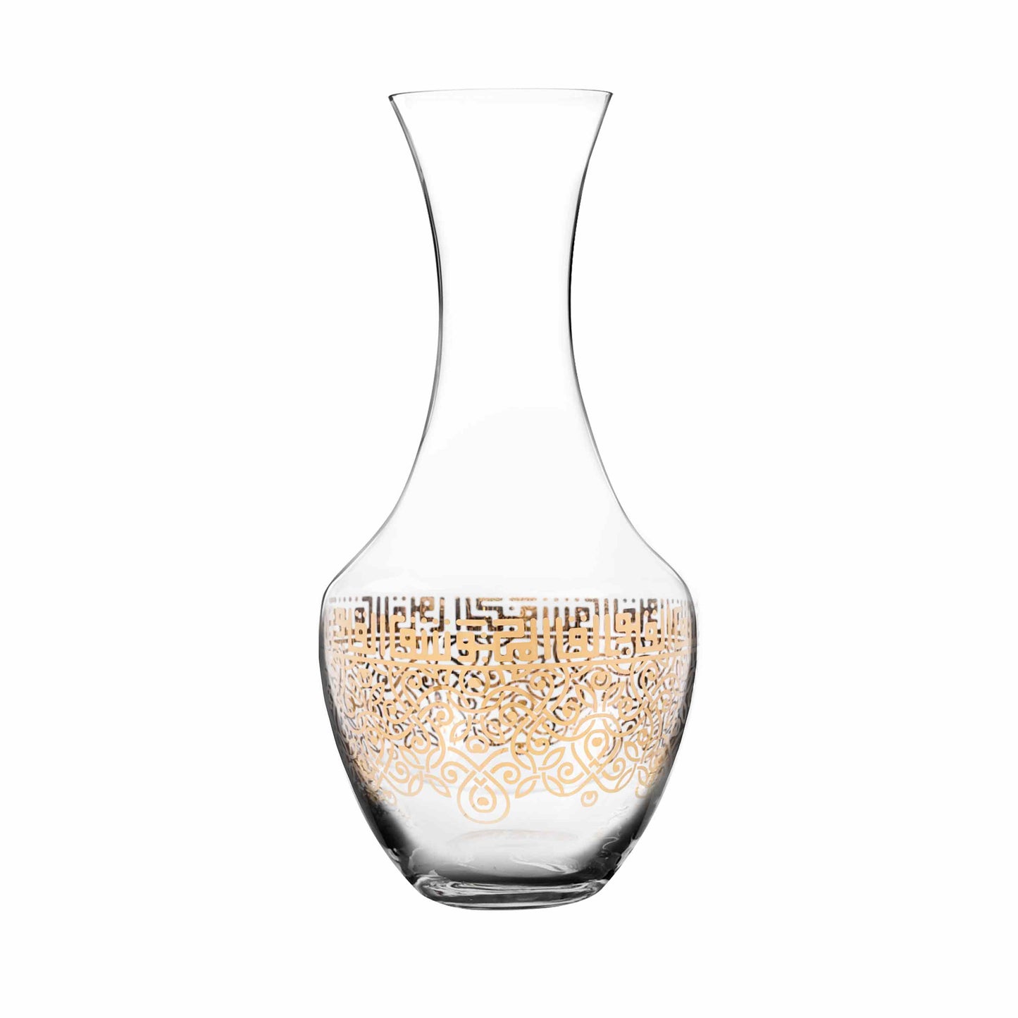 Dimlaj Shafa Crystal Decanter 1.5L (Gold) - Premium Jugs from Shafa By Dimlaj - Just $50! Shop online now at Dimlaj Jordan 