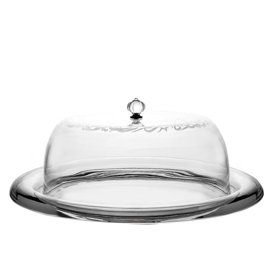 Dimlaj Thuluth Serving Plate with Lid (Engraved Acrylic) - Premium Plates from Thuluth By Dimlaj - Just $80! Shop online now at Dimlaj Jordan 