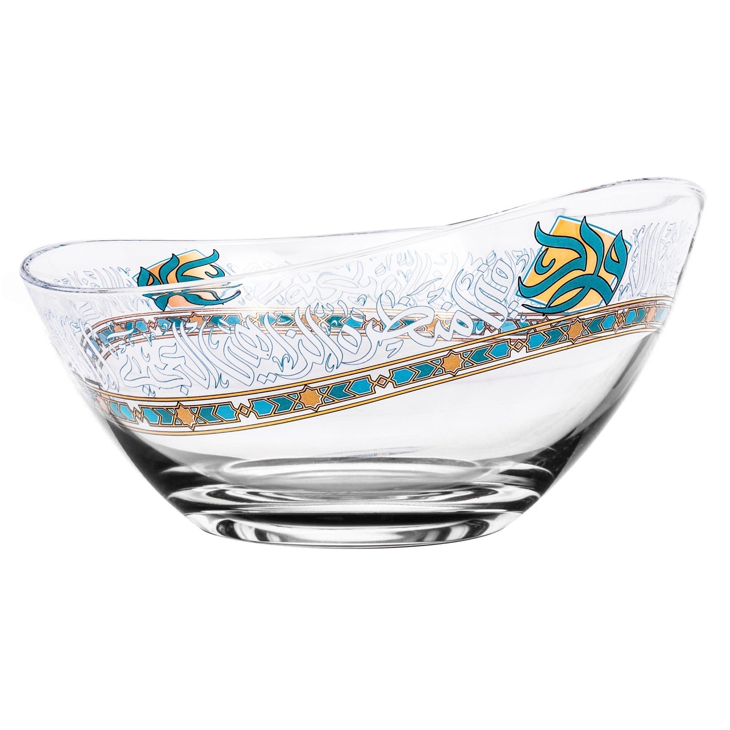 Dimlaj Wurood Serving Bowl (Gold & Green) - Premium Serving Bowls from Wurood By Dimlaj - Just $35! Shop online now at Dimlaj Jordan 