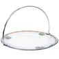 Dimlaj Wurood Serving Tray with Handle (Gold & Green) - Premium Trays from Wurood By Dimlaj - Just $35! Shop online now at Dimlaj Jordan 