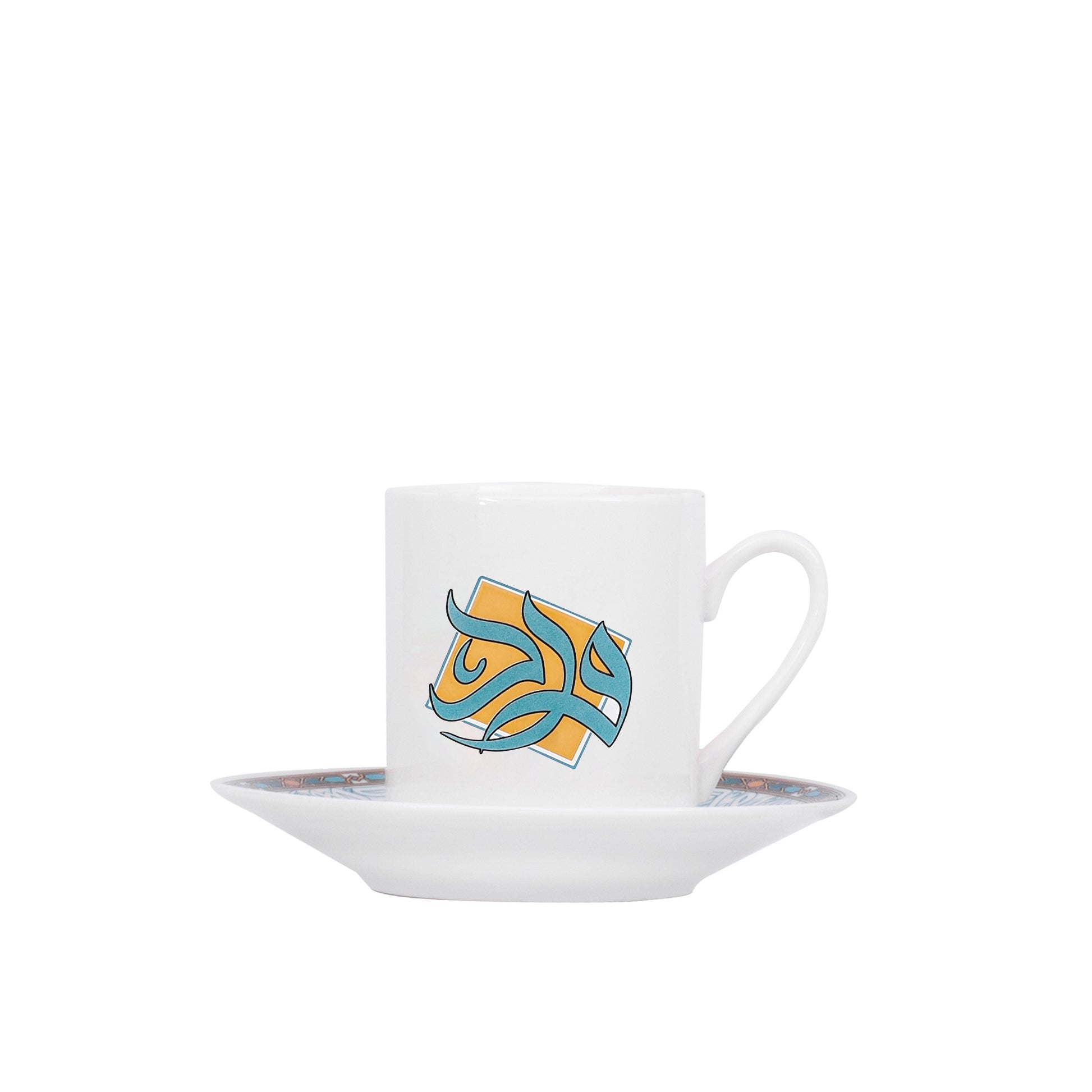Dimlaj Wurood Turkish Coffee Cups (Gold & Green) - Premium Turkish Coffee Cups from Wurood By Dimlaj - Just $35! Shop online now at Dimlaj Jordan 