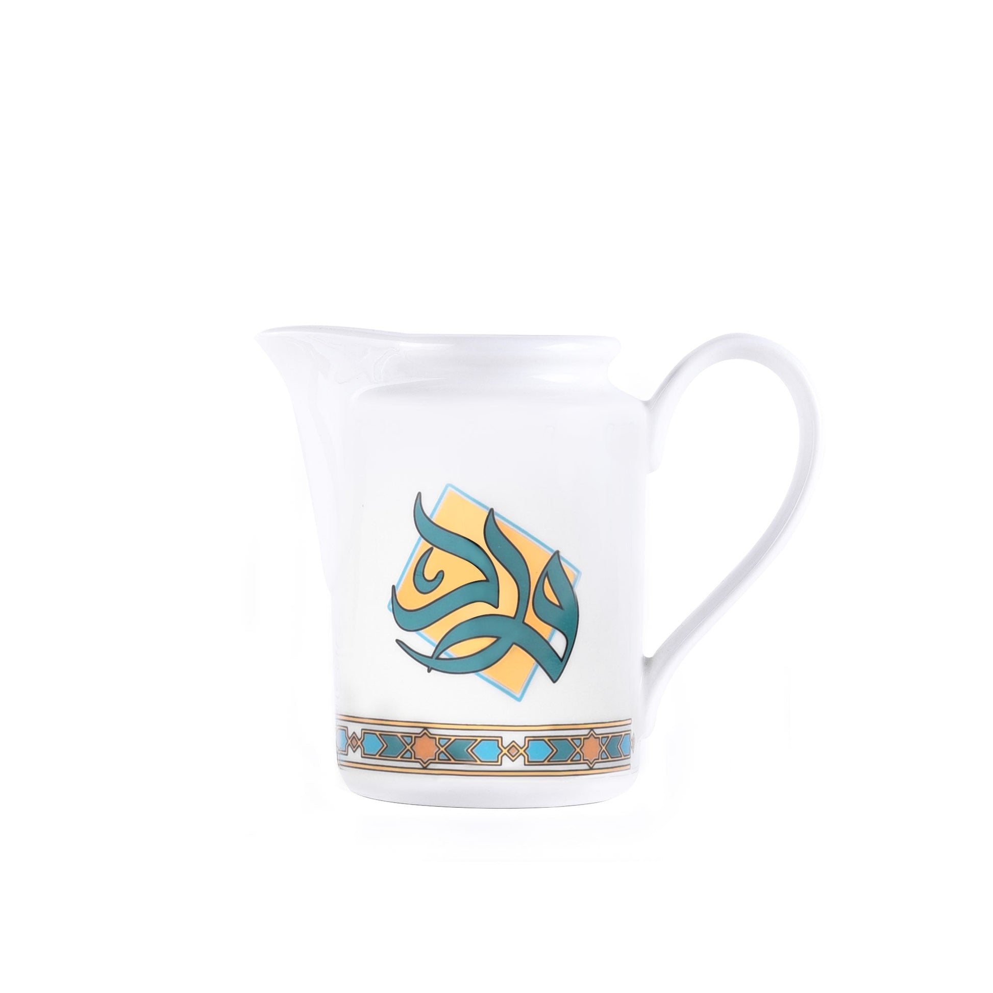 Dimlaj Wurood Set of 2 Pcs Small Milk Pots (Gold & Green) - Premium Milk Pots from Wurood By Dimlaj - Just $25! Shop online now at Dimlaj Jordan 