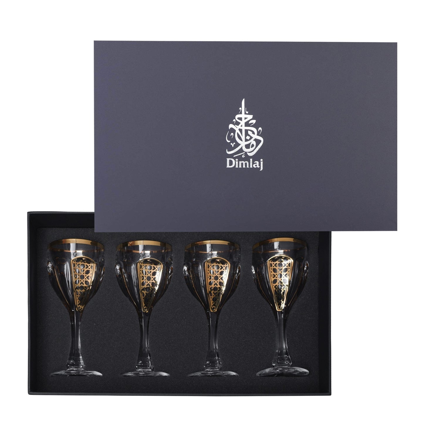 Dimlaj Cordoba Set of 4 Pcs Flute Stems - Premium Flute Stems from Cordoba By Dimlaj - Just $95! Shop online now at Dimlaj Jordan 