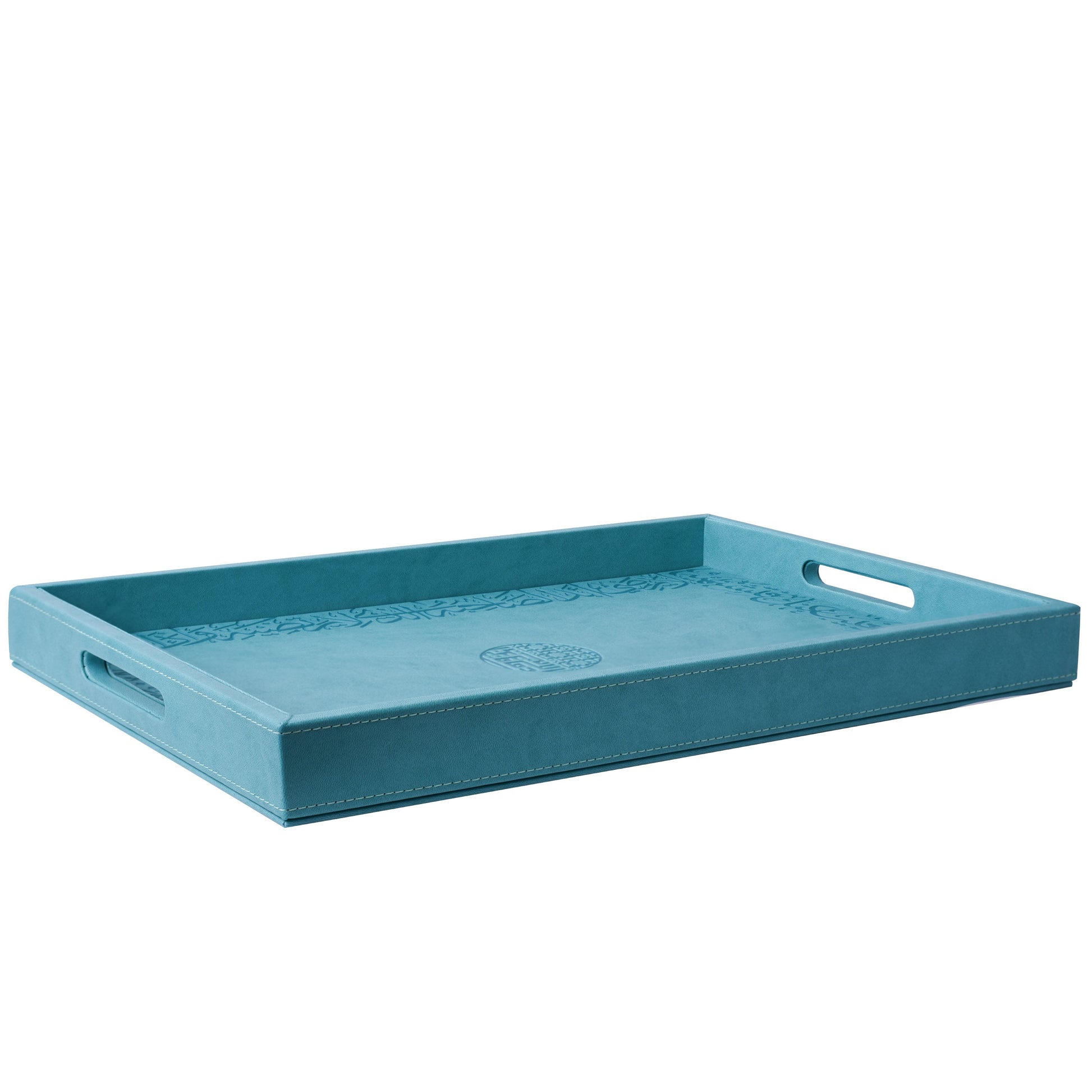 Dimlaj Kareem Large Serving Tray (Turquoise) - Premium Table Accessories from Kareem By Dimlaj - Just $100! Shop online now at Dimlaj Jordan 