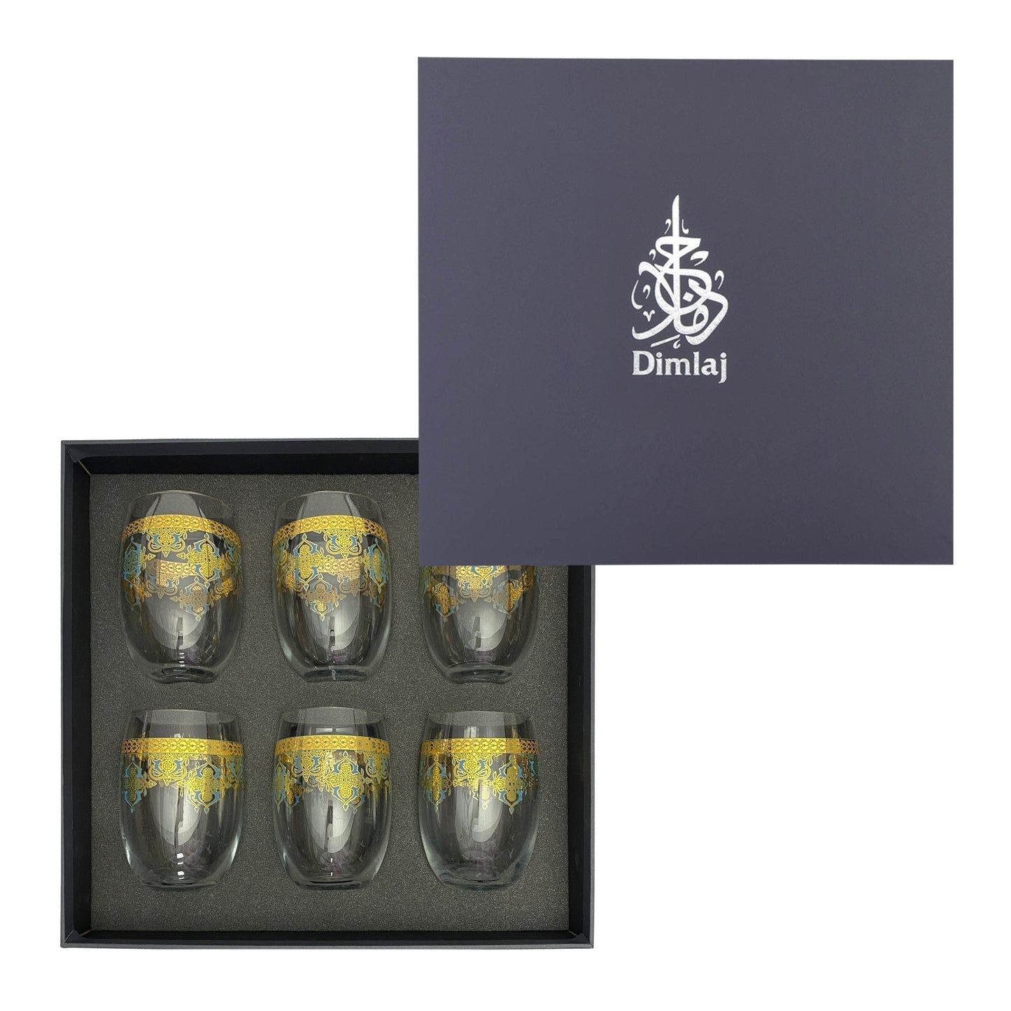 Dimlaj Rayhan Set of 6 Pcs Tumblers - Premium Tumblers from Rayhan By Dimlaj - Just $65! Shop online now at Dimlaj Jordan 
